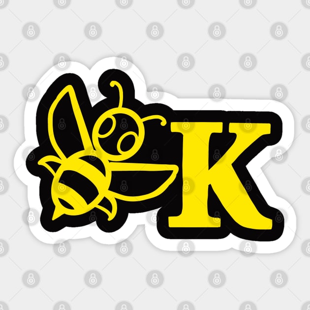 Bee k Sticker by Duendo Design